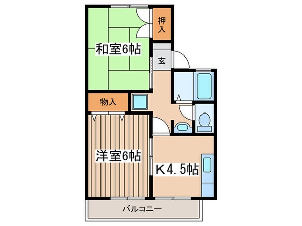 セジュ－ル嶋田の物件間取画像